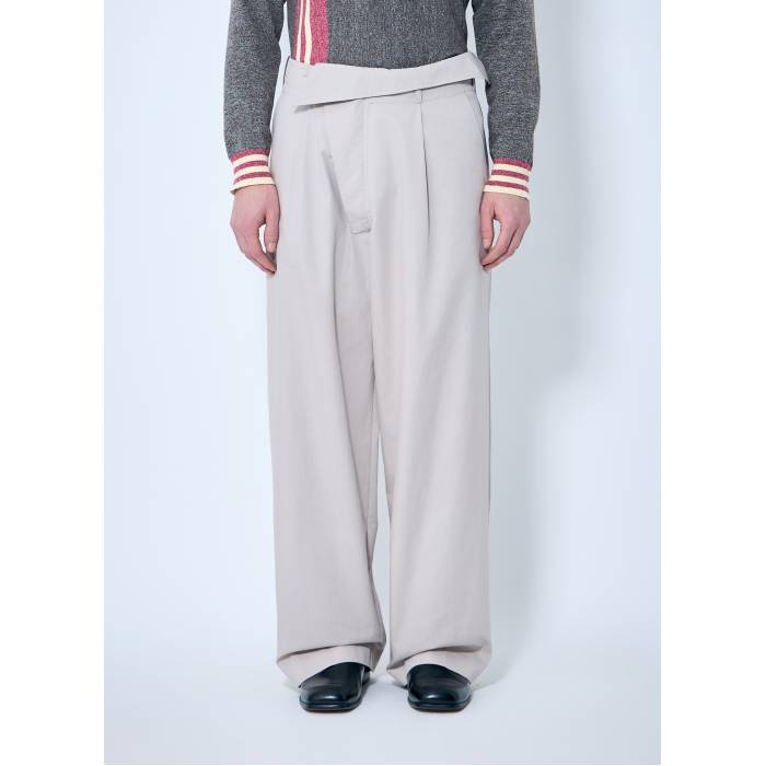 Kiko Kostadinov 【 Navin Pants Men Wht 】 メンズ