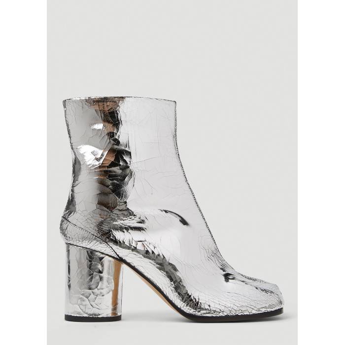 メゾンマルジェラ Maison Margiela 【 Metallic Tabi H80 Boots Women Sil 】 ブーツ レディース|スニケス