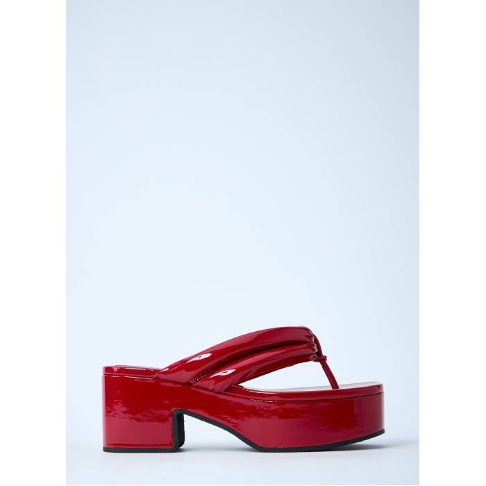 Dries Van Noten 【 High-Shine Heeled Sandals Women Col 】 サンダル レディース