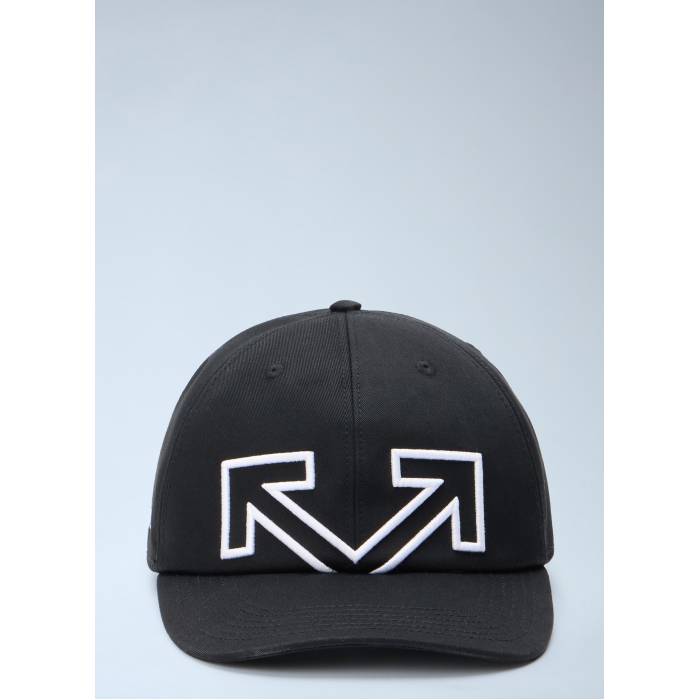象牙色 Off-White 【 Heritage Arrow Baseball Cap Men Blk 】 箭 野球 旗がしら かぶり笠 メンズ