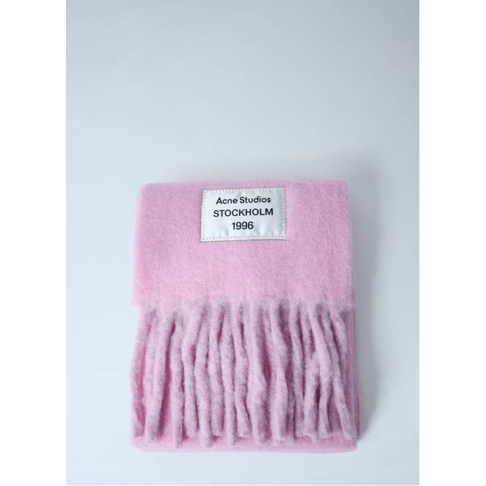 アクネストゥディオズ Acne Studios 【 Fringed Wool-Blend Scarf Women Pin 】 えり巻き レディース