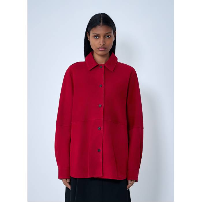 Toteme 【 Suede Overshirt Women Cor 】 スエード・スウェード レディース