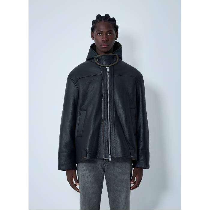 アワーレガシー Our Legacy 【 Leather Blizzard Jacket Men Blk 】 なめし革 Jacket 上衣 メンズ