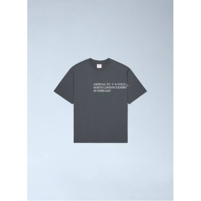 Arsenal X A-Cold-Wall* 【 Logo Motif T-Shirt Men Gry 】 ロゴ Tシャツ メンズ