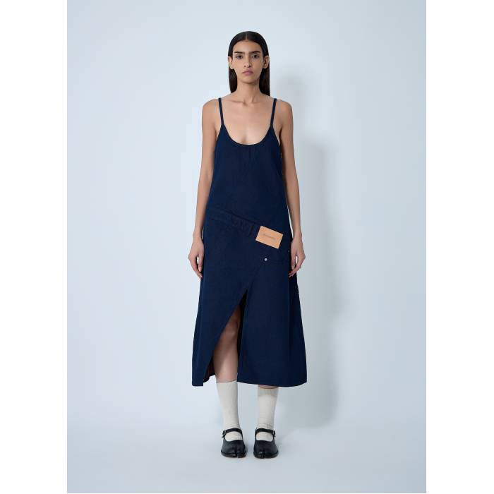 ジェイダブリューアンダーソン Jw Anderson 【 Twisted Workwear Dress Women Blu 】 ドレス レディース