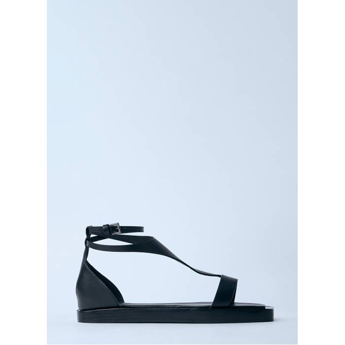 Max Mara 【 Velaflat Sandals Women Blk 】 サンダル レディース
