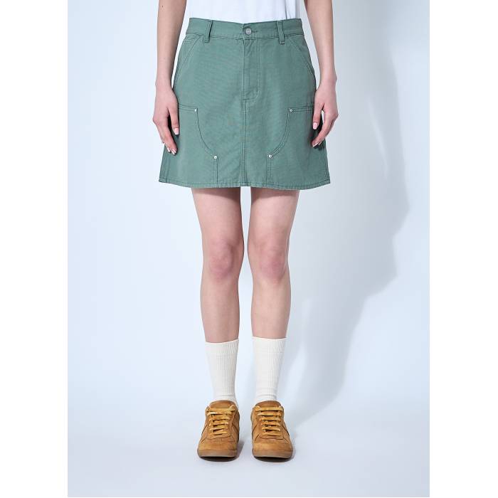 カーハート ダブリューアイピー Carhartt Wip 【 W' Maeve Double Mini Skirt Women Grn 】 レディース