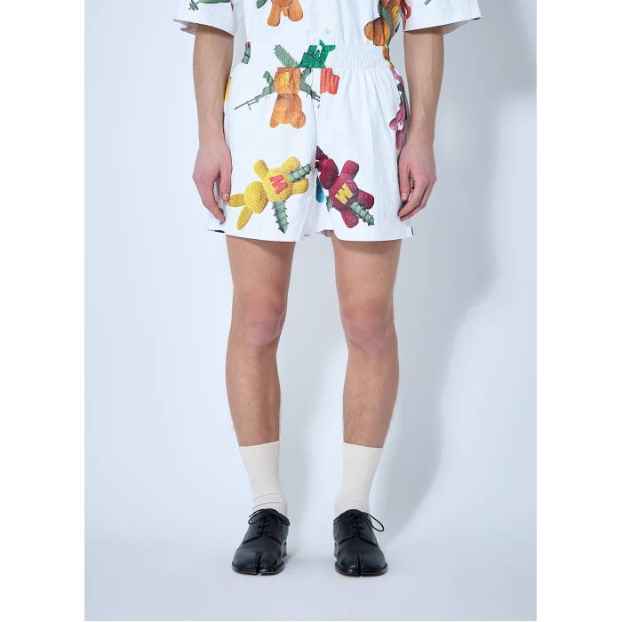 Walter Van Beirendonck 【 Star Shorts Men Wht 】 ショーツ メンズ