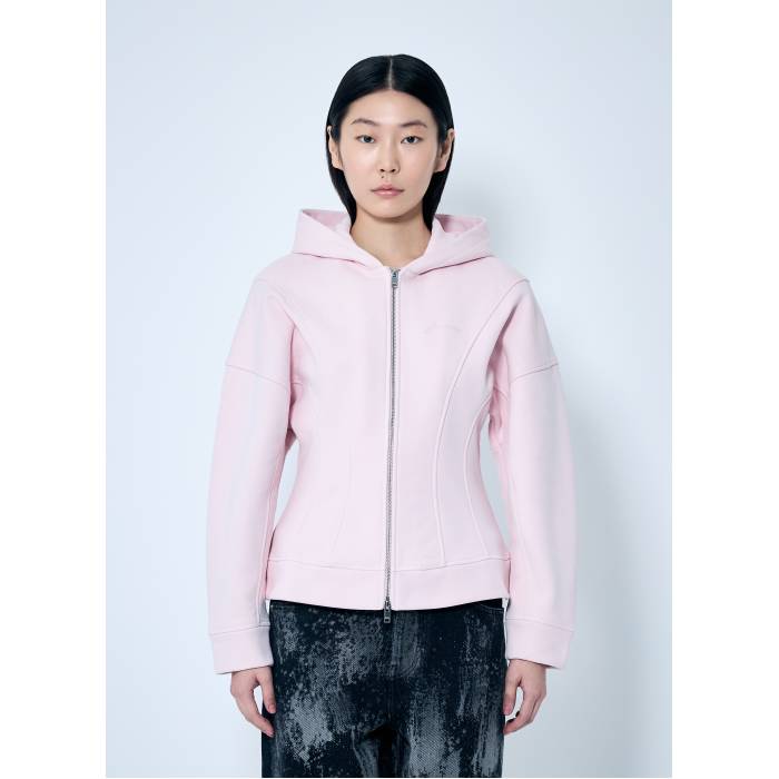 ガニー　ピンクトレーナー GANNI (ガニー) 26SS ISOLI CREWNECK PRINTED PUDDLE / CHALK PINK