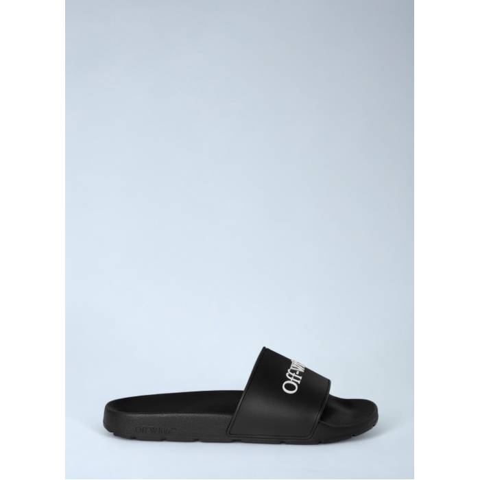 オフホワイト Off-White 【 Bookish Sliders Women Blk 】 サンダル レディース