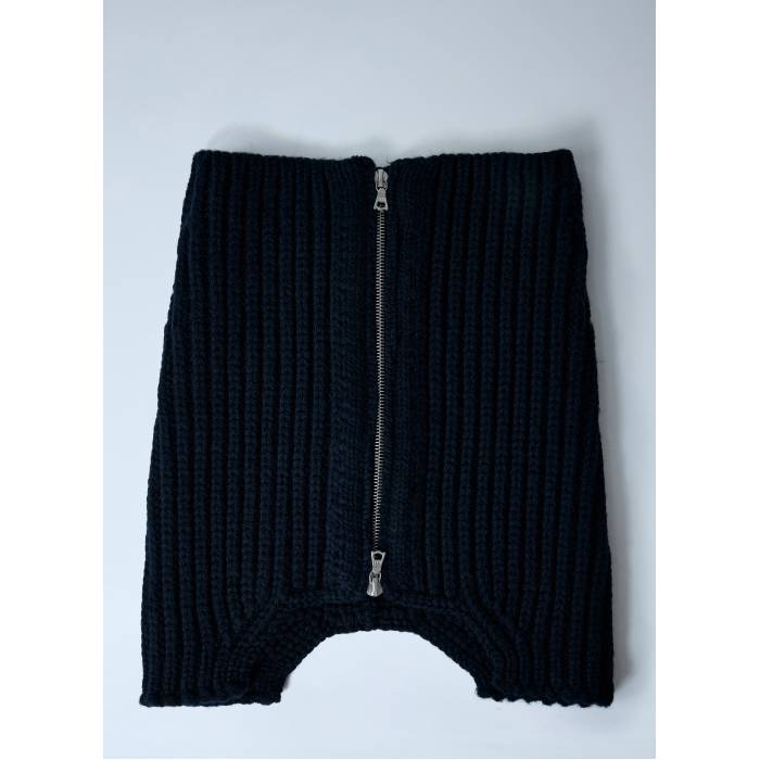 Dries Van Noten 【 Zip-Up Scarf Men Blk 】 えり巻き メンズ