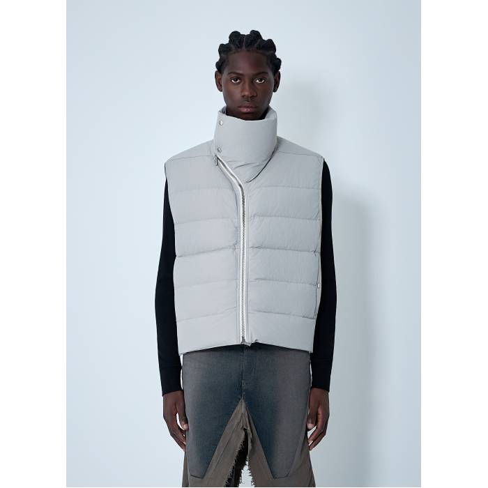 リックオウエンス Rick Owens 【 Flight Quilted Vest Men Wht 】 Flight 飛翔 限りない メンズ