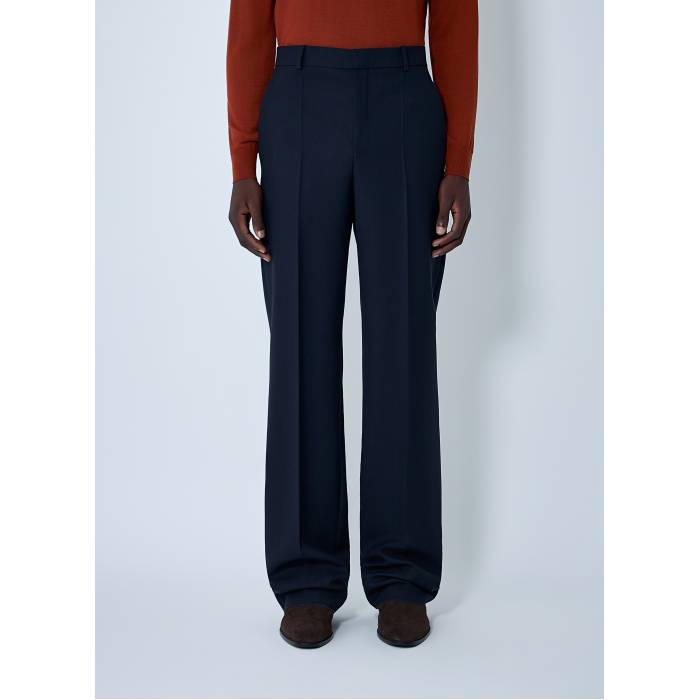 サンローラン Saint Laurent 【 Tailored Wool Pants Men Nav 】 メンズ