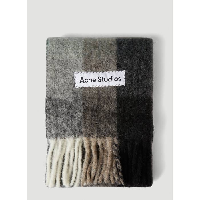 アクネストゥディオズ Acne Studios 【 Check Scarf Men Grn 】 スカーフ メンズ｜スニケス