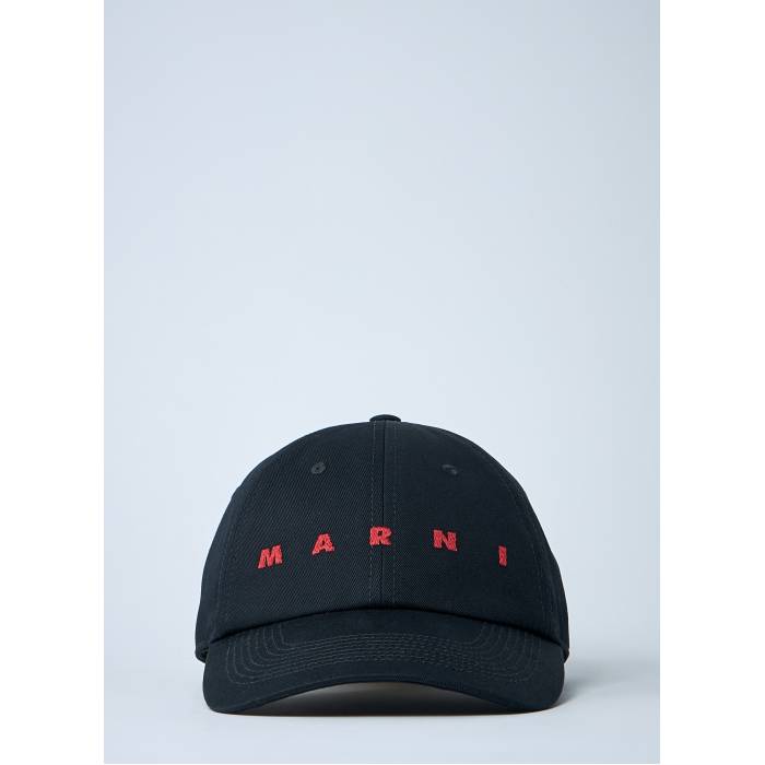 マルニ Marni 【 Logo Motif Baseball Cap Men Blk 】 ロゴ ベースボール キャップ 帽子 メンズ 42,185円