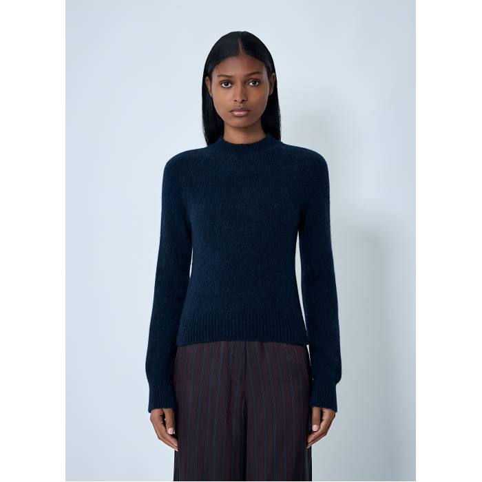 Dries Van Noten 【 Wool-Blend Sweater Women Nav 】 調教師 レディース