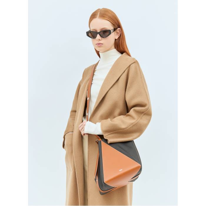 Max Mara 【 Medium Bucket Bag Women Brn 】 御徒面子 レディース