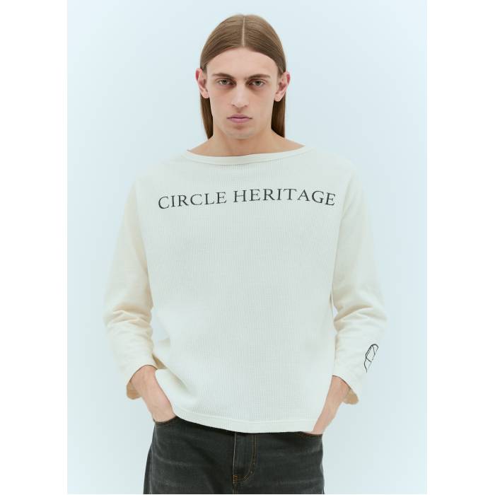 Circle Heritage 【 Thermal Long-Sleeve T-Shirt Men Wht 】 Tシャツ メンズ