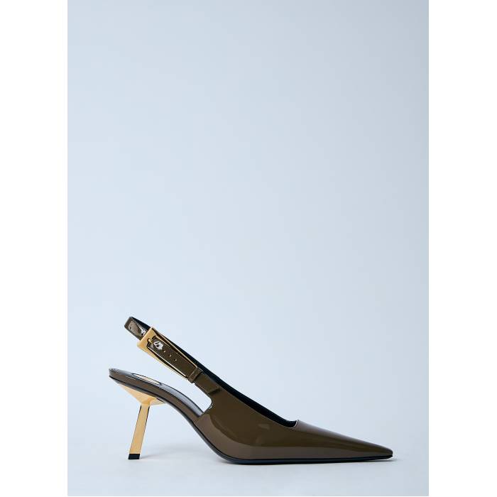 サンローラン Saint Laurent 【 Lee Slingback Pumps Women Brn 】 レディース