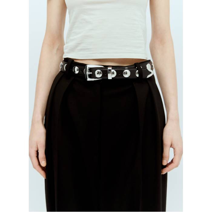 ケイト Khaite 【 Benny Studded Belt Women Blk 】 三尺帯 レディース