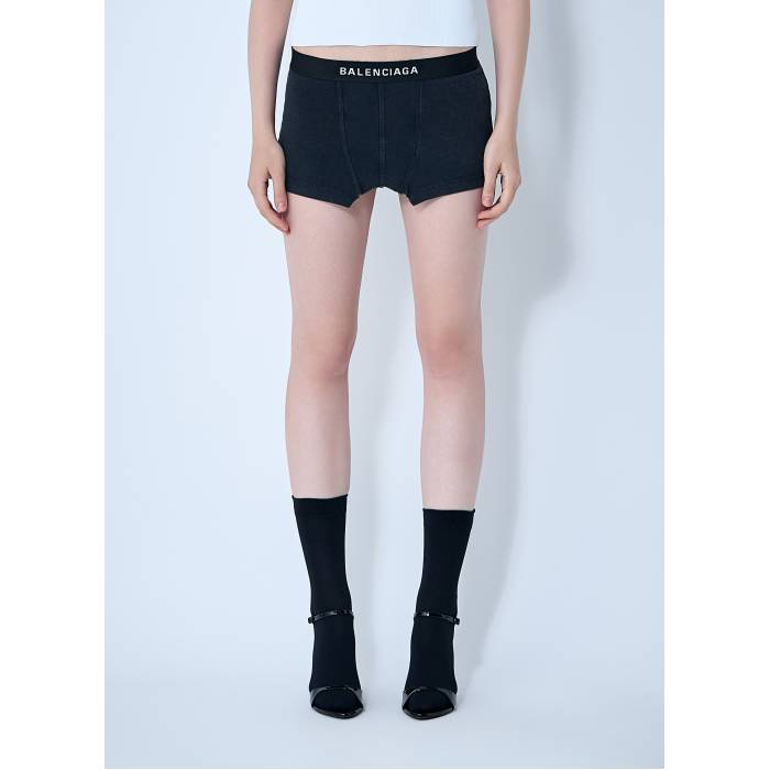 バレンシアガ Balenciaga 【 Cut-Off Brief Mini Skirt Women Blk 】 レディース｜スニケス