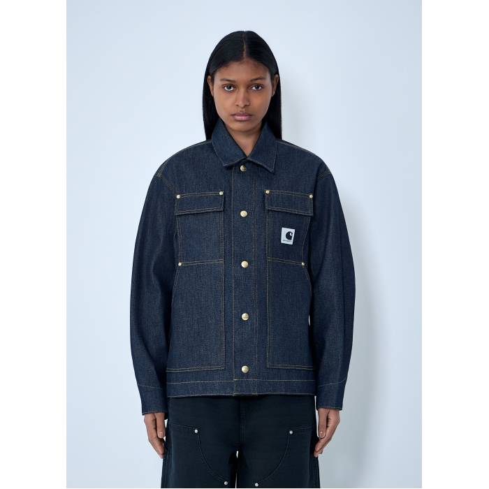 カーハート ダブリューアイピー Carhartt Wip 【 Og Arctic Denim Jacket Women Blu 】 デニム Jacket ジャケット レディース