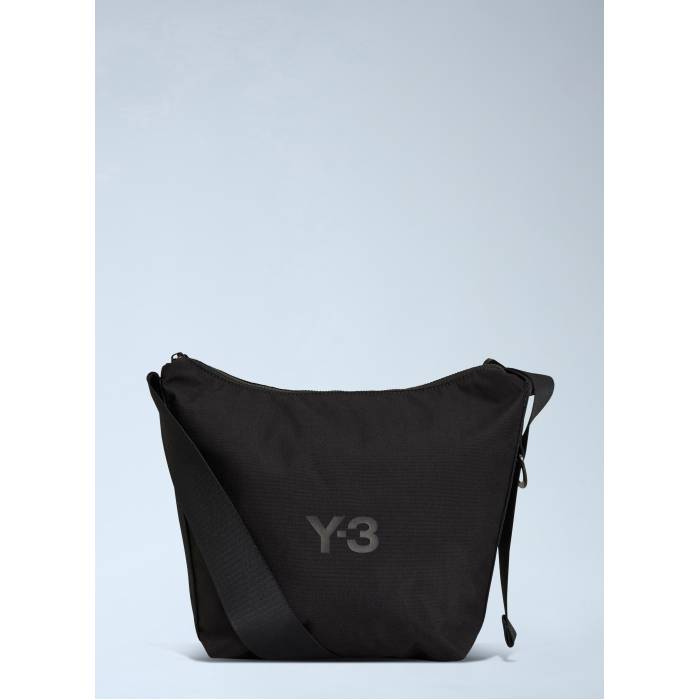 アディダス ワイスロバート・エドワード・リー Y-3 【 Small Logo Motif Crossbody Bag Men Blk 】 ロゴタイプ 御徒面子 メンズ