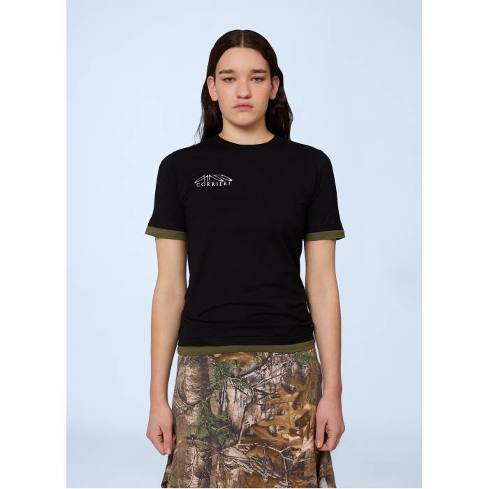 Gina Corrieri 【 Logo Print T-Shirt Women Grn 】 ロゴ Tシャツ レディース|スニケス