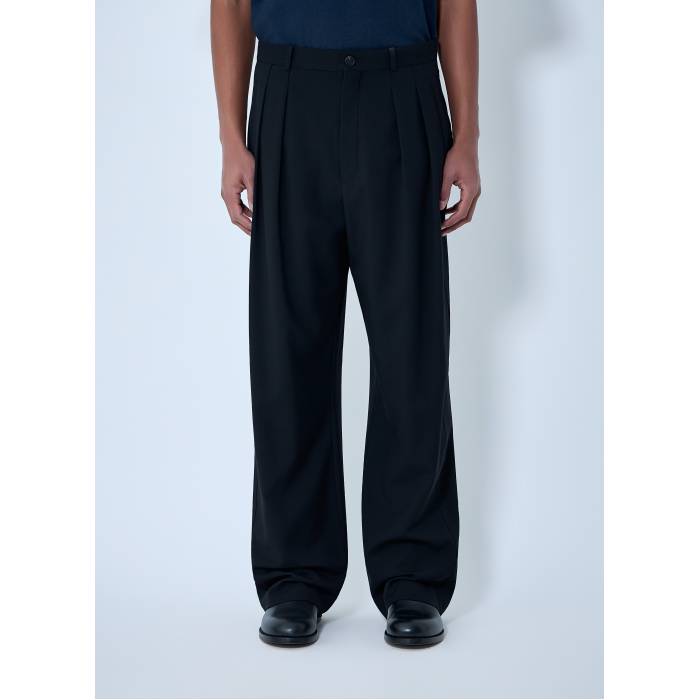 The Row 【 Corley Wool Pants Men Blk 】 メンズ