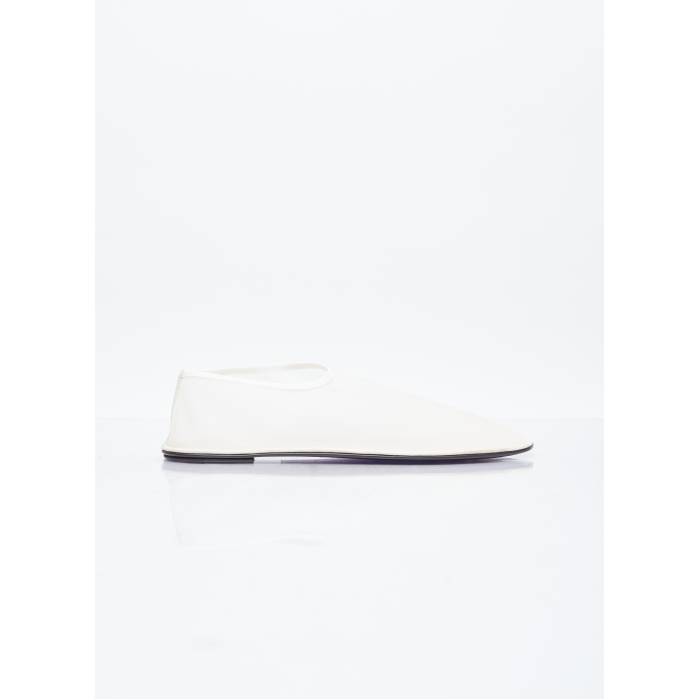 The Row 【 Sock Mesh Flats Women Wht 】 レディース