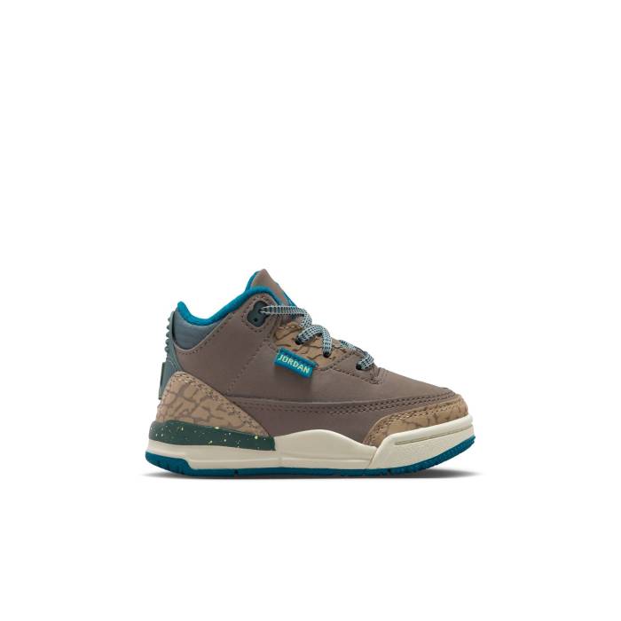 ナイキ　エアジョーダン Air Jordan 【 Jordan 3 Retro (Toddler's) Unisex Olive Grey 】 レトロ ユニセックス olive オリーブ 灰色 グレー