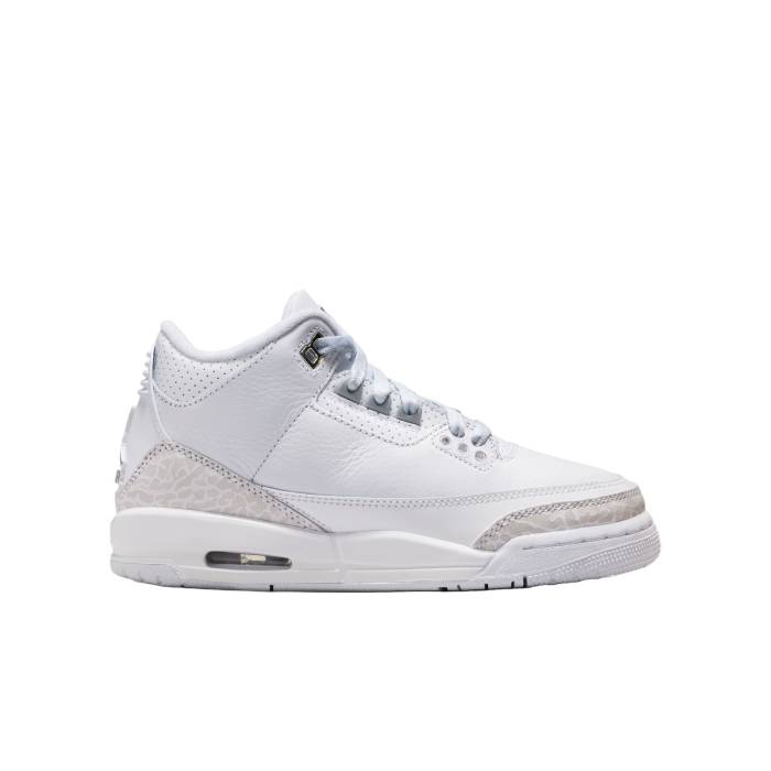 ナイキ エアジョーダン Air Jordan 【 Jordan 3 Retro \"Pure Money\"" Unisex Wht/Mtlc Slvr 】 レトロ ユニ一発やる"