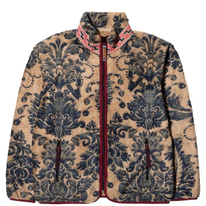 Kapital 【 Damask Fleece Zip Blouson (Virginmary) Mens Beige 】 フリース メンズ ベージュ｜スニケス 81,895円