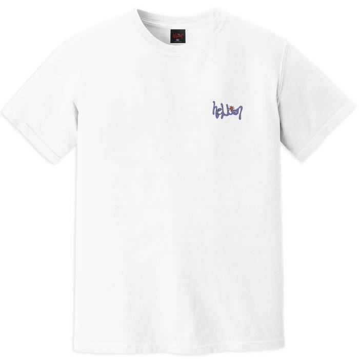 Hellion 【 Script Logo Tee Unisex White 】 スクリプト ロゴ Tシャツ ユニセックス 白色 ホワイト