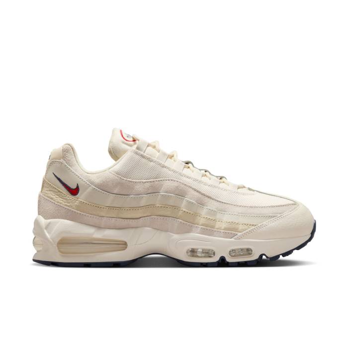 ナイキ Nike 【 Air Max 95 Og Unisex Ivry/Red/Khki/Sail 】 マックス ユニセックス Red 赤・レッド