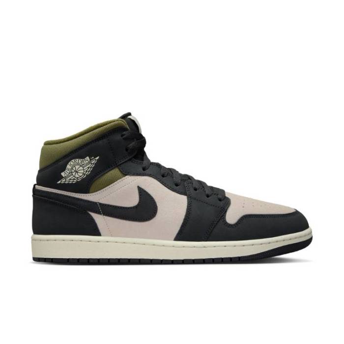 ナイキ エアジョーダン Air Jordan 【 1 Mid Se Unisex Brn/Noir/Olv 】 ミッド ユニ一発やる