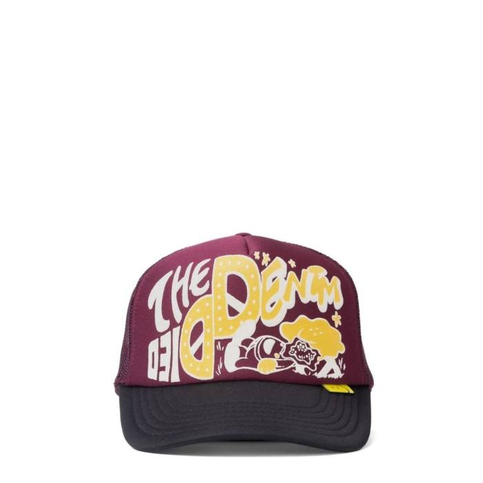 Kapital 【 Th.d.d.track Cap Unisex Burgundy/Black 】 旗がしら 鳥打ち帽 ユニ一発やる ブドウ酒色・バーガンディー 黒いこと 黒いこと