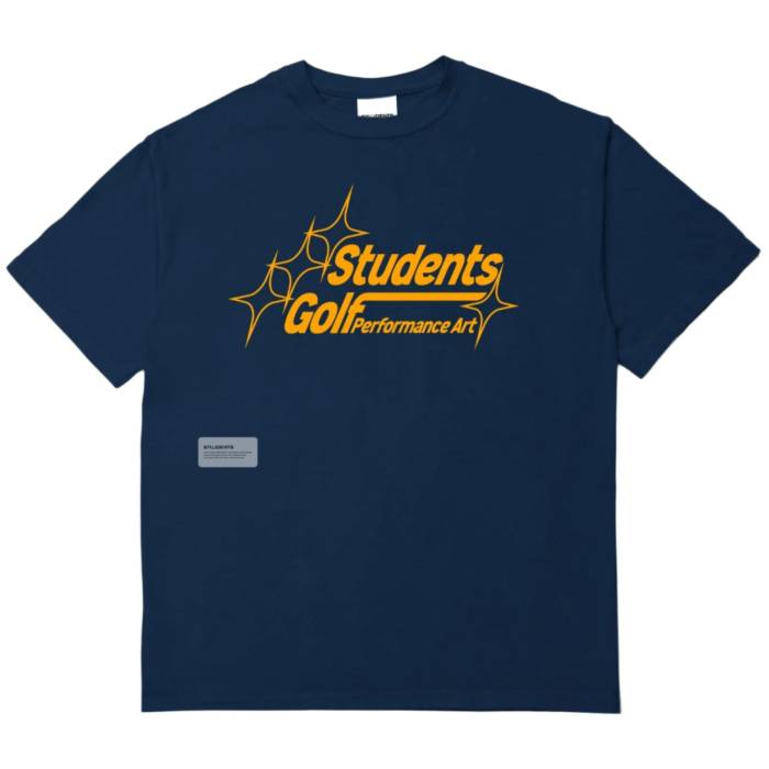 Students Golf 【 Students Performance Art S/S T-Shirt Mens Midnight 】 パフォーマンス アート 半袖 Tシャツ Tシャツ メンズ