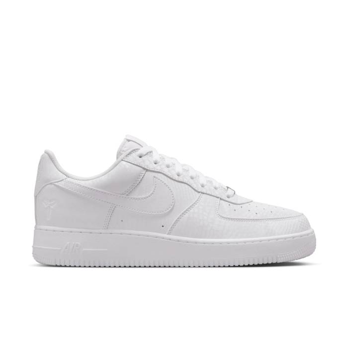 ナイキ Nike 【 Kobe Air Force 1 Low Unisex White/White 】 Kobe コービー ユニ一発やる 白いこと 白いこと