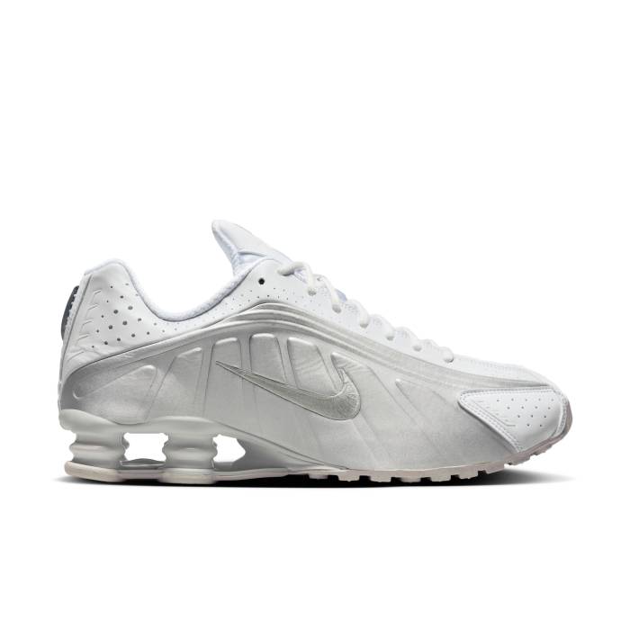 ナイキ Nike 【 Shox R4 Unisex Wht/Slvr 】 Shox ショックス ユニ一発やる