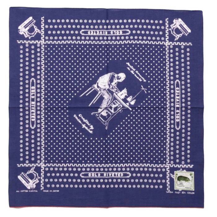 Kapital 【 Fastcolor Selvedge Bandana (Union Master) Mens Purple 】 メンズ Purple 紫・パープル