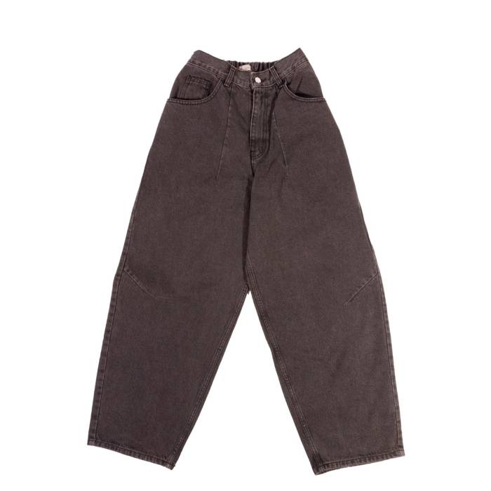 Estudio Niksen 【 Dart Balloon Jeans Unisex Black 】 ダート ジーンズ ユニセックス 黒色 ブラック