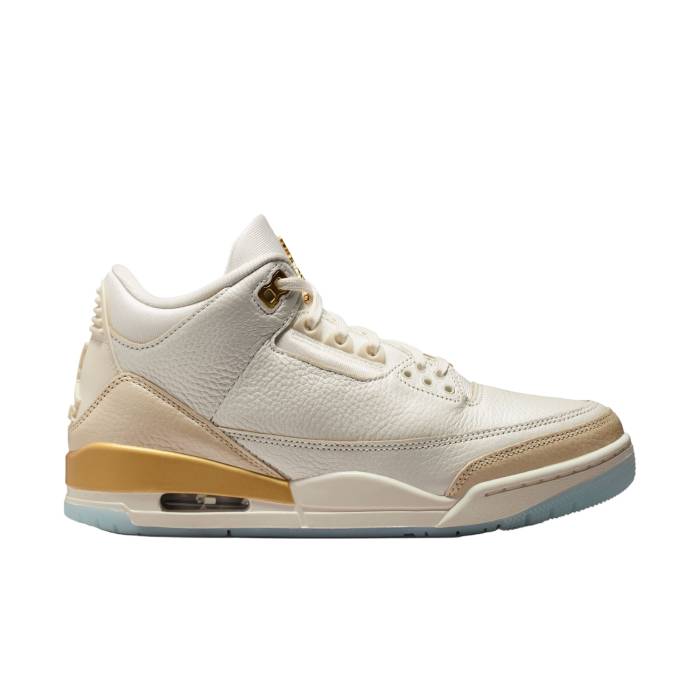 ナイキ　エアジョーダン Air Jordan 【 Wmns 3 Retro Unisex Sail/Gold 】 レトロ ユニセックス ゴールド
