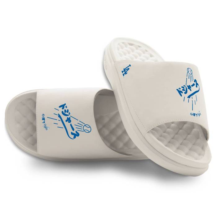 アイスライド Islide 【 Los Angeles Dodgers Japanese Primary Logo Motive Unisex Cream 】 ドジャース ロゴタイプ ユニ一発やる 皮膚軟化剤