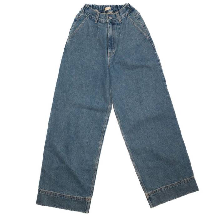 Estudio Niksen 【 Big Hem Denim Jeans Mens Blue 】 デニム ジーンズ メンズ 青色 ブルー