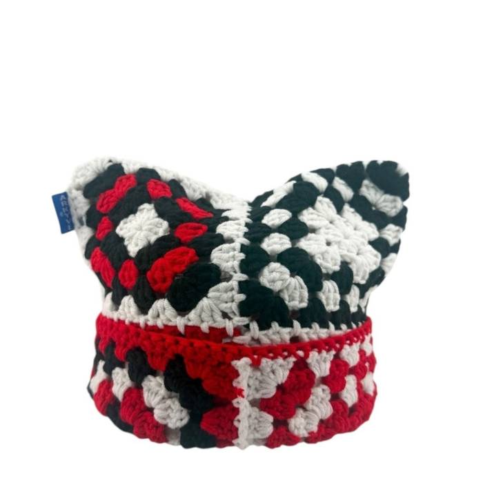 Arkyve 【 Scarlet Crochet Cat Hat Unisex Scarlet 】 ユニセックス 20,306円