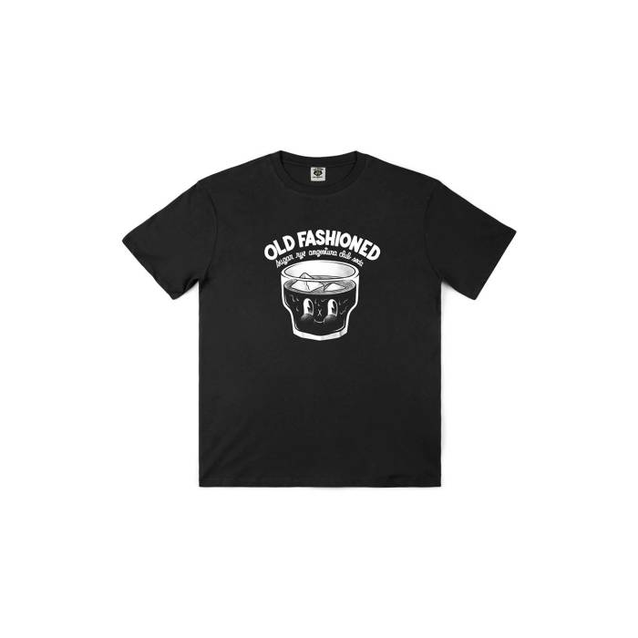 The Dudes 【 Old Fashioned Classic T-Shirt Black Men Black 】 クラシック Tシャツ 黒色 ブラック メンズファッション トップス Tシャツ カットソー メンズ 黒色 ブラック