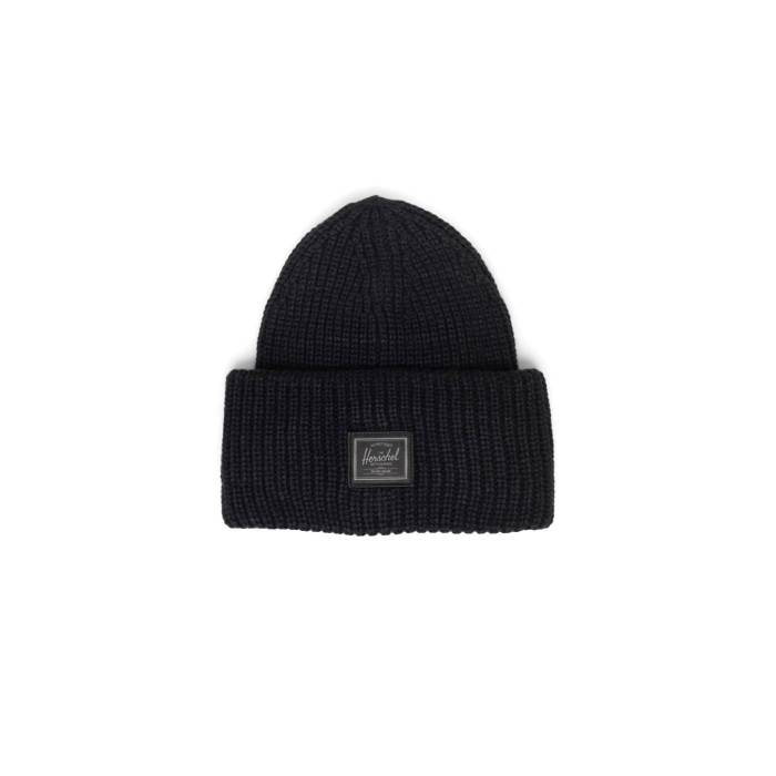Herschel Supply 【 Juneau Beanie Unisex Black 】 キャップ 帽子 バッグ 小物 ブランド雑貨 帽子 メンズ帽子 ニット帽 ユニセックス 黒色 ブラック