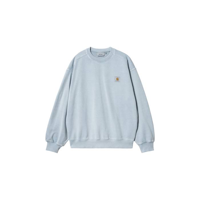 カーハート ダブリューアイピー Carhartt Wip 【 Vista Sweat Dusty Ice Men Blue 】 Sweat スウェット メンズファッション コート ジャケット メンズ 青色 ブルー