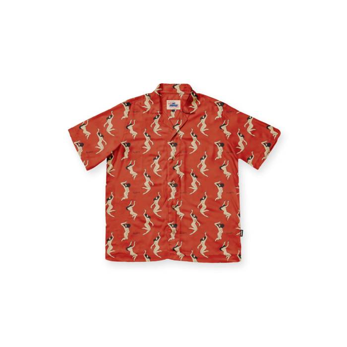 The Dudes 【 Ladies Red Hawaiian Shirt Men Multicolor 】 Red 赤・レッド メンズファッション トップス Tシャツ カットソー メンズ
